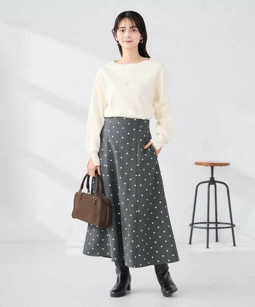 a.v.v / アー・ヴェ・ヴェ ニット・セーター | 【WEB限定】ゴールドボタンボートネックニット | 詳細24