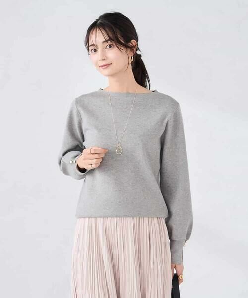 a.v.v / アー・ヴェ・ヴェ ニット・セーター | 【WEB限定】ゴールドボタンボートネックニット | 詳細29