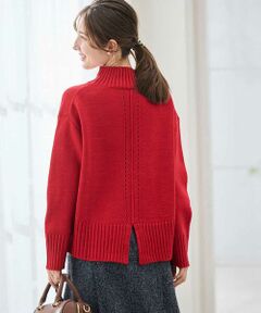 a.v.v / アー・ヴェ・ヴェ ニット・セーター | 【WEB限定】クロップドバックスリットニット