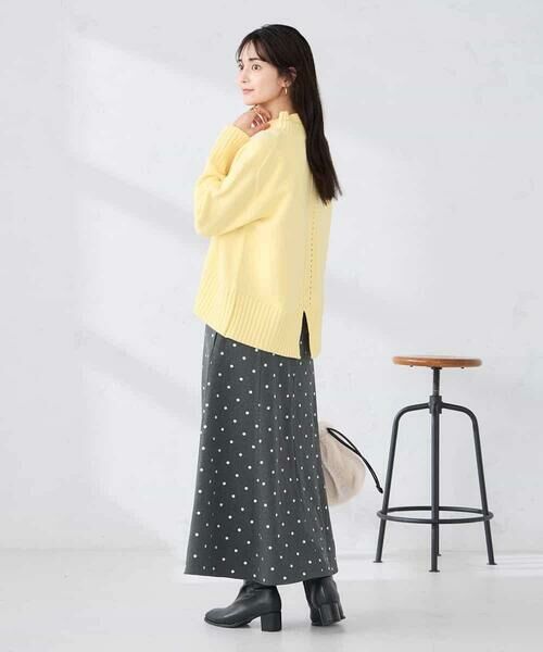 a.v.v / アー・ヴェ・ヴェ ニット・セーター | 【WEB限定】クロップドバックスリットニット | 詳細11