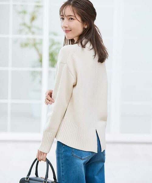 a.v.v / アー・ヴェ・ヴェ ニット・セーター | 【WEB限定】クロップドバックスリットニット | 詳細22