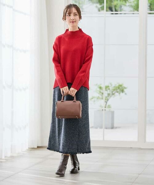 a.v.v / アー・ヴェ・ヴェ ニット・セーター | 【WEB限定】クロップドバックスリットニット | 詳細3