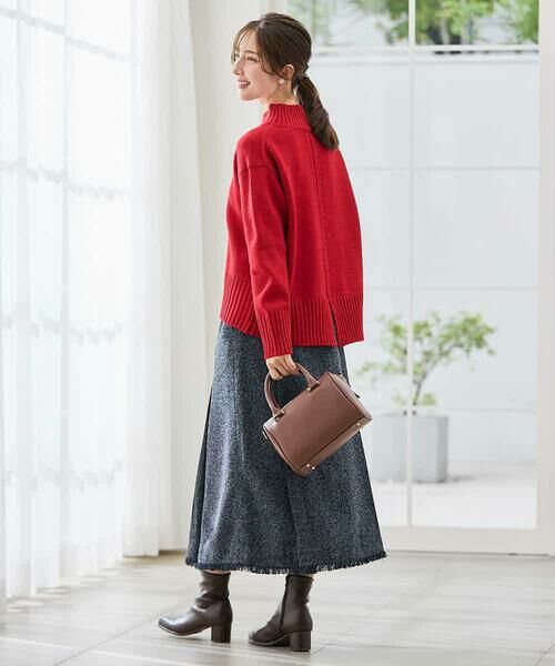 a.v.v / アー・ヴェ・ヴェ ニット・セーター | 【WEB限定】クロップドバックスリットニット | 詳細6