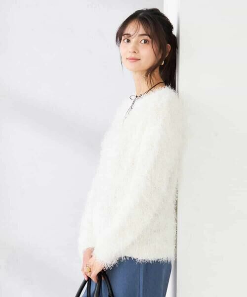 a.v.v / アー・ヴェ・ヴェ ニット・セーター | ラメフェザーニット | 詳細2