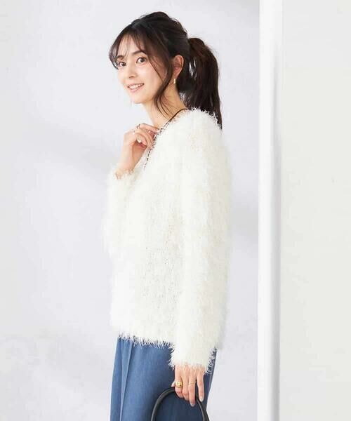 a.v.v / アー・ヴェ・ヴェ ニット・セーター | ラメフェザーニット | 詳細3