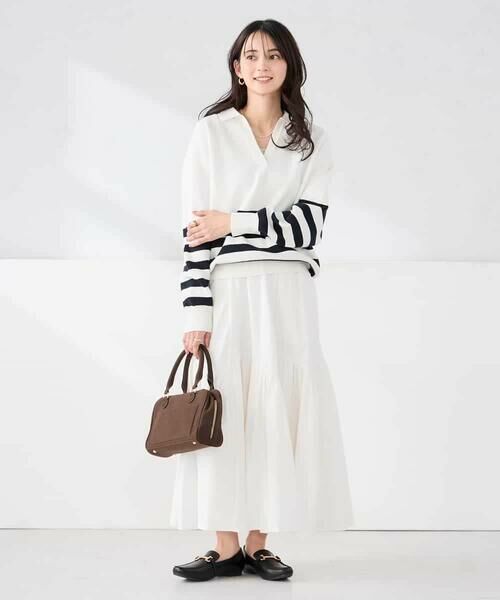 a.v.v / アー・ヴェ・ヴェ ニット・セーター | ヘンリーネックボーダーニット | 詳細19