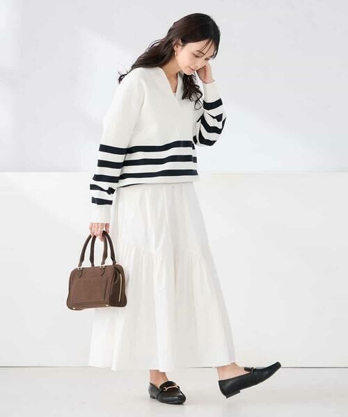 a.v.v / アー・ヴェ・ヴェ ニット・セーター | ヘンリーネックボーダーニット | 詳細20