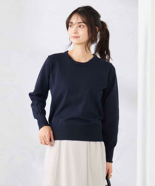 a.v.v / アー・ヴェ・ヴェ ニット・セーター | 【2WAY】レース衿付ニットプルオーバー | 詳細11