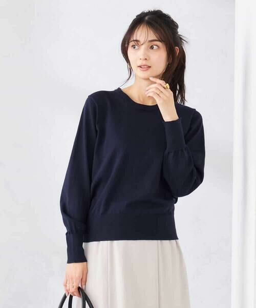 a.v.v / アー・ヴェ・ヴェ ニット・セーター | 【2WAY】レース衿付ニットプルオーバー | 詳細13