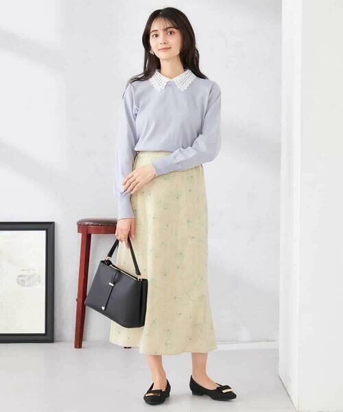 a.v.v / アー・ヴェ・ヴェ ニット・セーター | 【2WAY】レース衿付ニットプルオーバー | 詳細20