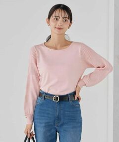 a.v.v / アー・ヴェ・ヴェ ニット・セーター | プリーツスリーブニット