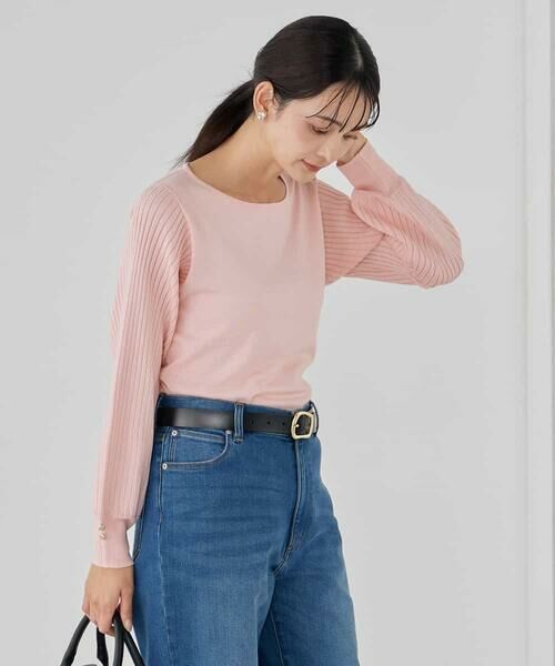 a.v.v / アー・ヴェ・ヴェ ニット・セーター | プリーツスリーブニット | 詳細1