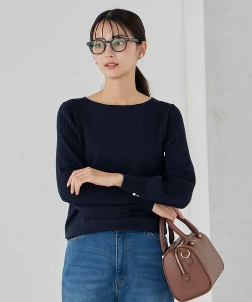 a.v.v / アー・ヴェ・ヴェ ニット・セーター | プリーツスリーブニット | 詳細7