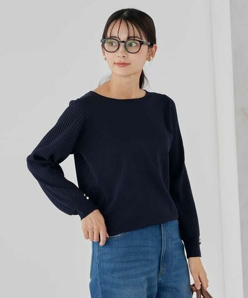 a.v.v / アー・ヴェ・ヴェ ニット・セーター | プリーツスリーブニット | 詳細8