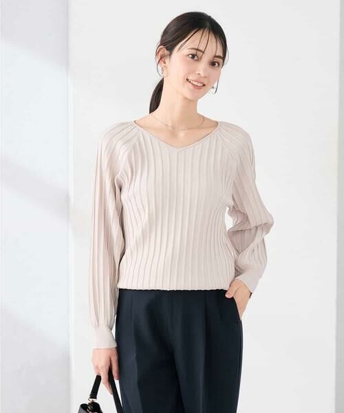 a.v.v / アー・ヴェ・ヴェ ニット・セーター | 【洗える/UVカット】プリーツライクニット | 詳細12