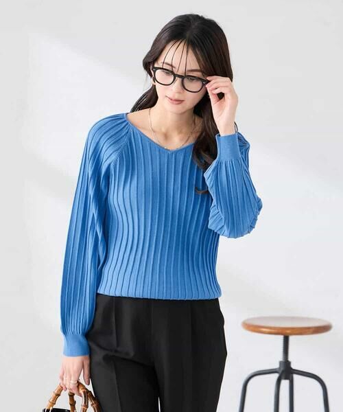 a.v.v / アー・ヴェ・ヴェ ニット・セーター | 【洗える/UVカット】プリーツライクニット | 詳細7