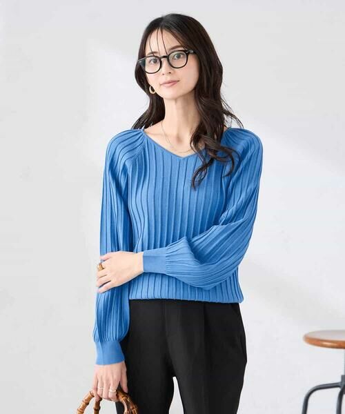 a.v.v / アー・ヴェ・ヴェ ニット・セーター | 【洗える/UVカット】プリーツライクニット | 詳細8