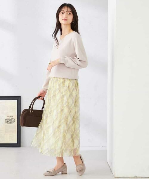 a.v.v / アー・ヴェ・ヴェ ニット・セーター | 【洗える/UVカット】Vネックパフスリーブニット | 詳細27