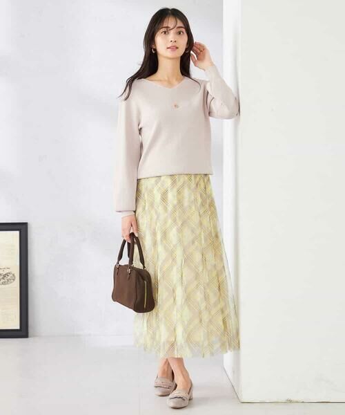 a.v.v / アー・ヴェ・ヴェ ニット・セーター | 【洗える/UVカット】Vネックパフスリーブニット | 詳細28