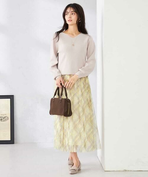 a.v.v / アー・ヴェ・ヴェ ニット・セーター | 【洗える/UVカット】Vネックパフスリーブニット | 詳細29