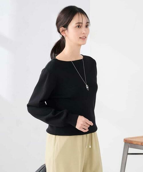 a.v.v / アー・ヴェ・ヴェ ニット・セーター | 【WEB限定/洗える/UVカット】ボートネックパフスリーブニット | 詳細11