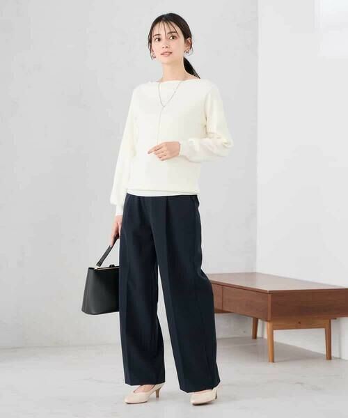 a.v.v / アー・ヴェ・ヴェ ニット・セーター | 【WEB限定/洗える/UVカット】ボートネックパフスリーブニット | 詳細7