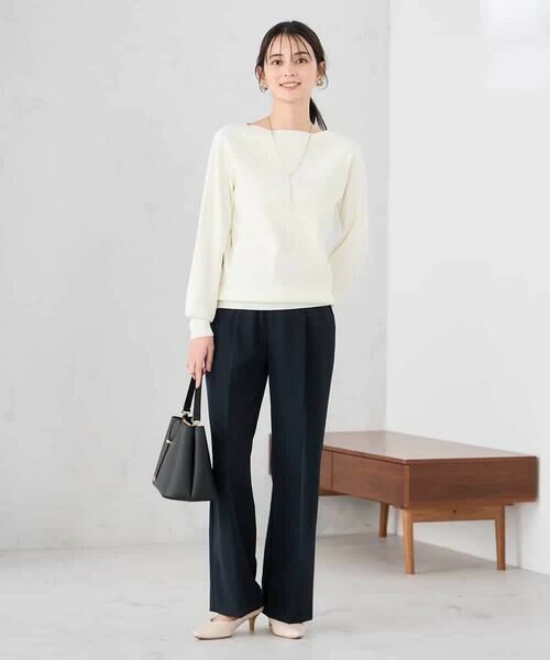 a.v.v / アー・ヴェ・ヴェ ニット・セーター | 【WEB限定/洗える/UVカット】ボートネックパフスリーブニット | 詳細8