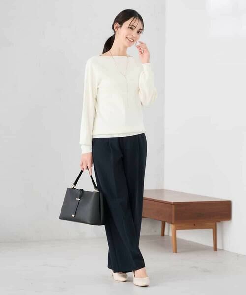 a.v.v / アー・ヴェ・ヴェ ニット・セーター | 【WEB限定/洗える/UVカット】ボートネックパフスリーブニット | 詳細9
