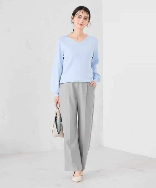 a.v.v / アー・ヴェ・ヴェ ニット・セーター | 【WEB限定/洗える/UVカット】Vネックパフスリーブニット | 詳細12