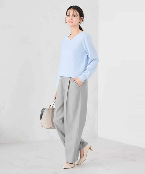 a.v.v / アー・ヴェ・ヴェ ニット・セーター | 【WEB限定/洗える/UVカット】Vネックパフスリーブニット | 詳細15