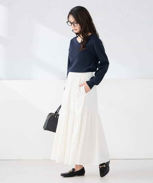 a.v.v / アー・ヴェ・ヴェ ニット・セーター | 【WEB限定/洗える/UVカット】Vネックパフスリーブニット | 詳細19