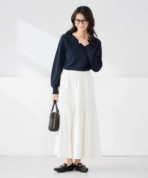 a.v.v / アー・ヴェ・ヴェ ニット・セーター | 【WEB限定/洗える/UVカット】Vネックパフスリーブニット | 詳細20