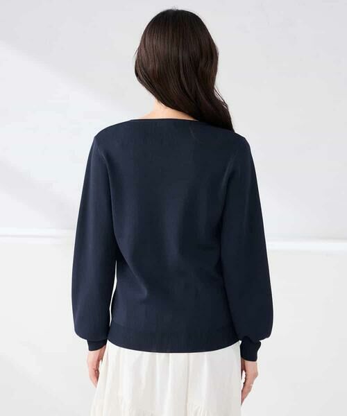 a.v.v / アー・ヴェ・ヴェ ニット・セーター | 【WEB限定/洗える/UVカット】Vネックパフスリーブニット | 詳細24