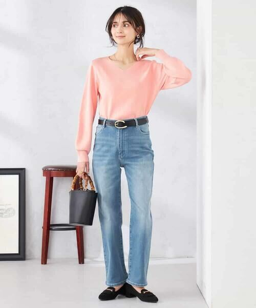 a.v.v / アー・ヴェ・ヴェ ニット・セーター | 【WEB限定/洗える/UVカット】Vネックパフスリーブニット | 詳細6