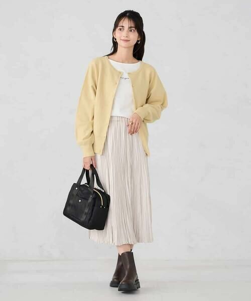 a.v.v / アー・ヴェ・ヴェ ロング・マキシ丈スカート | 【洗える】フェイクスエードランダムプリーツスカート | 詳細15