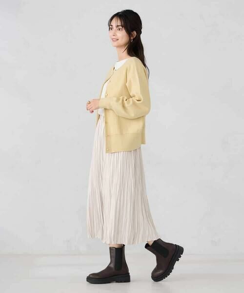 a.v.v / アー・ヴェ・ヴェ ロング・マキシ丈スカート | 【洗える】フェイクスエードランダムプリーツスカート | 詳細17