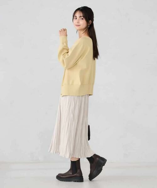 a.v.v / アー・ヴェ・ヴェ ロング・マキシ丈スカート | 【洗える】フェイクスエードランダムプリーツスカート | 詳細18