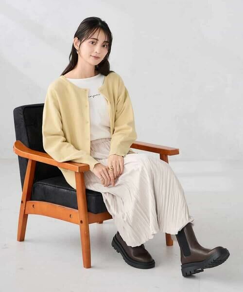 a.v.v / アー・ヴェ・ヴェ ロング・マキシ丈スカート | 【洗える】フェイクスエードランダムプリーツスカート | 詳細20