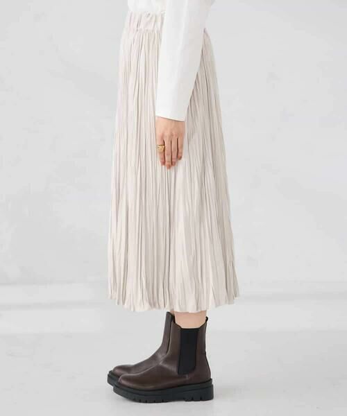 a.v.v / アー・ヴェ・ヴェ ロング・マキシ丈スカート | 【洗える】フェイクスエードランダムプリーツスカート | 詳細27