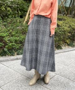 a.v.v / アー・ヴェ・ヴェ ロング・マキシ丈スカート | チェック柄フレアスカート