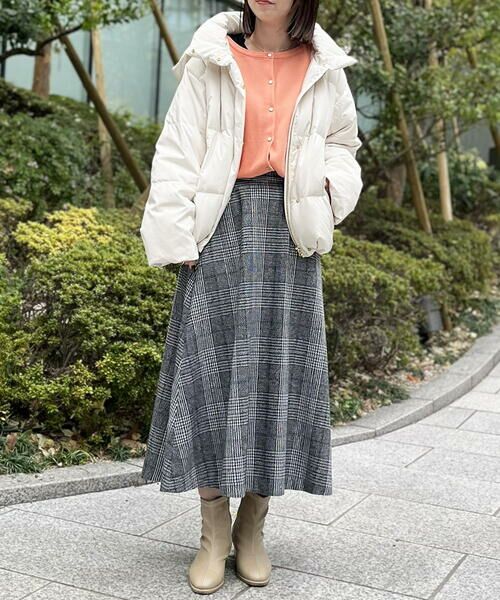 a.v.v / アー・ヴェ・ヴェ ロング・マキシ丈スカート | チェック柄フレアスカート | 詳細1