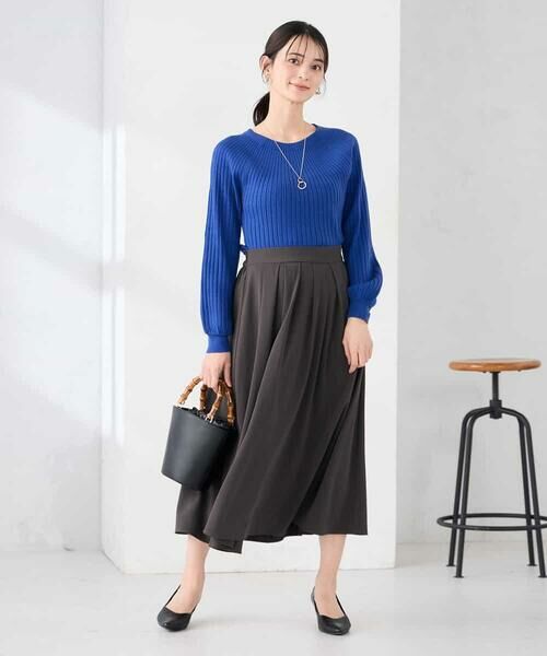 a.v.v / アー・ヴェ・ヴェ ロング・マキシ丈スカート | 落ち感フレアスカート | 詳細12