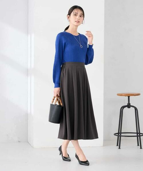 a.v.v / アー・ヴェ・ヴェ ロング・マキシ丈スカート | 落ち感フレアスカート | 詳細13
