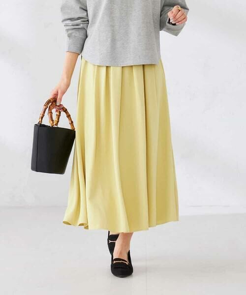 a.v.v / アー・ヴェ・ヴェ ロング・マキシ丈スカート | 落ち感フレアスカート | 詳細2