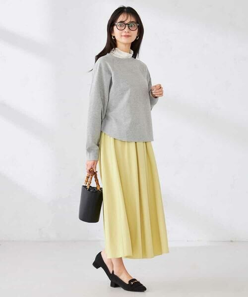 a.v.v / アー・ヴェ・ヴェ ロング・マキシ丈スカート | 落ち感フレアスカート | 詳細7