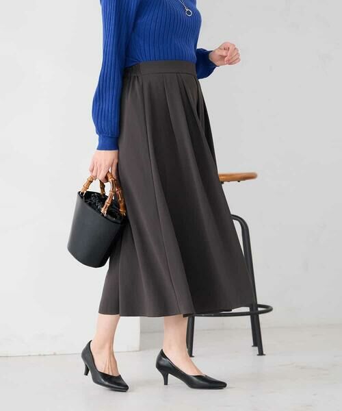 a.v.v / アー・ヴェ・ヴェ ロング・マキシ丈スカート | 落ち感フレアスカート | 詳細8