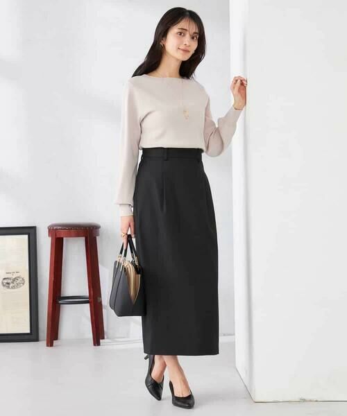 a.v.v / アー・ヴェ・ヴェ ロング・マキシ丈スカート | 【洗える】ストレッチナロースカート | 詳細12