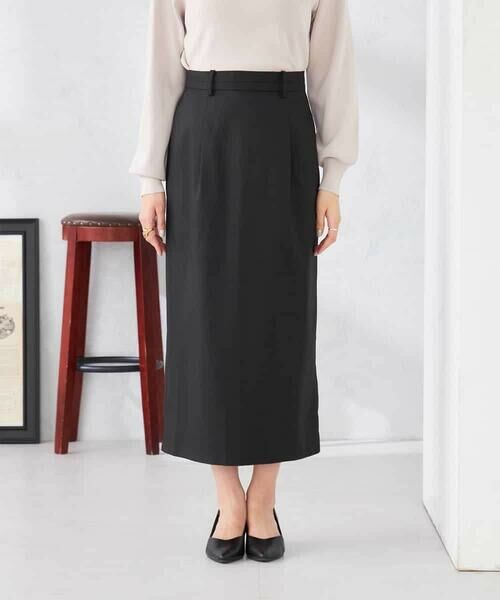 a.v.v / アー・ヴェ・ヴェ ロング・マキシ丈スカート | 【洗える】ストレッチナロースカート | 詳細14