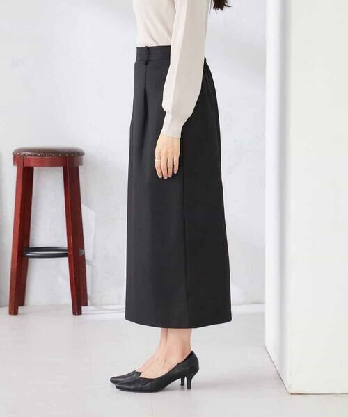 a.v.v / アー・ヴェ・ヴェ ロング・マキシ丈スカート | 【洗える】ストレッチナロースカート | 詳細15