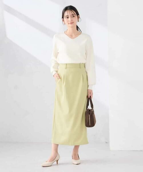 a.v.v / アー・ヴェ・ヴェ ロング・マキシ丈スカート | 【洗える】ストレッチナロースカート | 詳細4